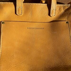 Portland Leather Goods Yellow Tote Bag